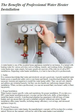 Water Heaters Tutorials Screenshot 3