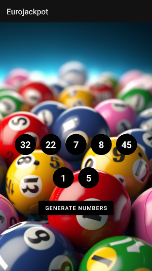 Eurojackpot - Random Numbers Screenshot 1