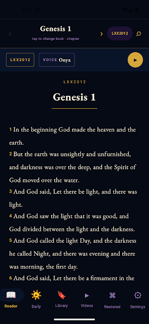 Sovereign Logos Complete Bible Screenshot 0