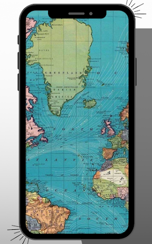 World Map Wallpaper Screenshot 0