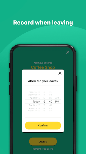 LeaveHomeSafe Screenshot 3