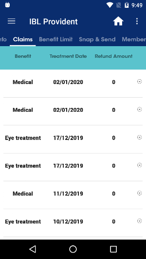 IBL Provident Screenshot 2