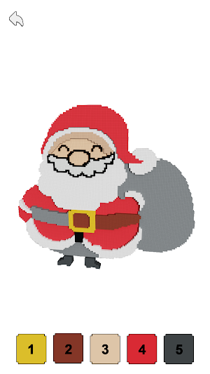 Christmas Voxel 3D Color Book Screenshot 0