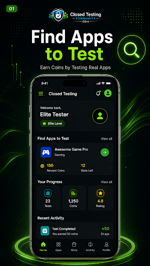 Closed Testing Community (12+) Screenshot 0