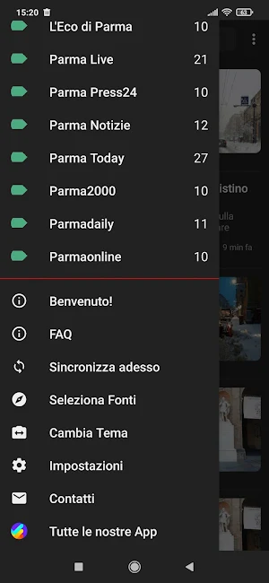 Parma notizie Screenshot 1