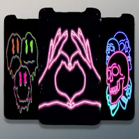 Neon Glow Wallpaper