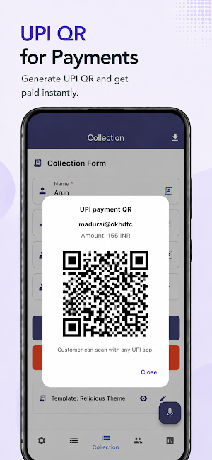 Collection App - Receipt maker Screenshot 3