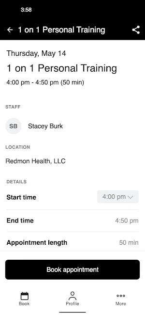 Redmon Health Screenshot 2