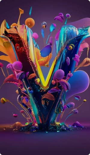 V Name Wallpaper Screenshot 2