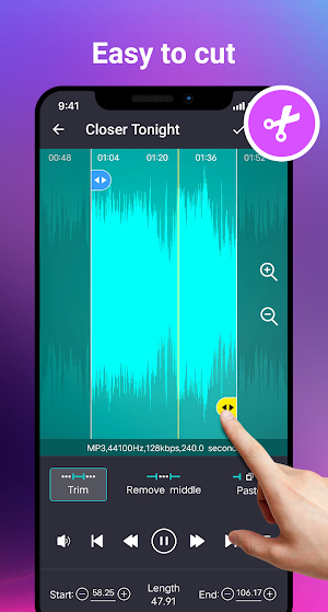MP3 Cutter & Ringtone Maker Screenshot 1