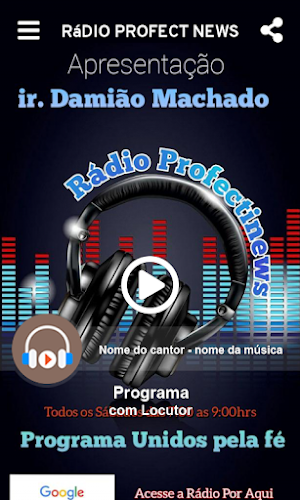 Rádio Profect News Screenshot 1