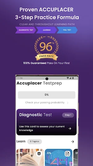 ACCUPLACER Practice Test 2023 Screenshot 0