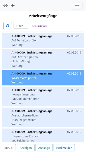 speedikon C - Sammelaufträge Screenshot 2