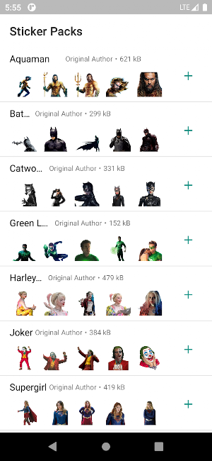 Superheroes Stickers Screenshot 3