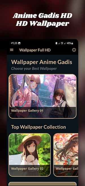 Wallpaper Anime Gadis HD Screenshot 1