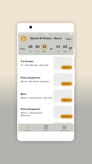 STUDIO B PILATES+BARRE Screenshot 1
