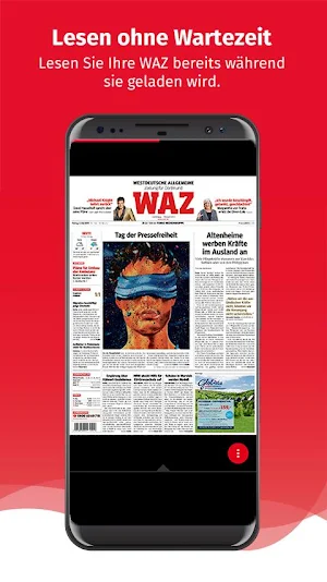 WAZ ZEITUNG DIGITAL Screenshot 1