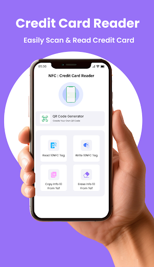 NFC : Credit Card Reader Screenshot 1