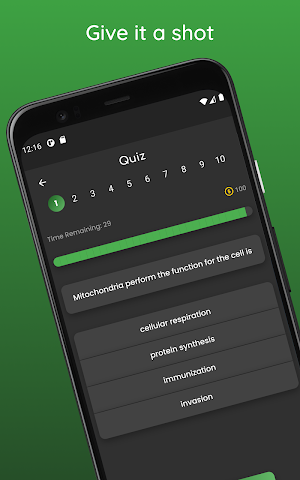 Grade 9 Biology Quiz Screenshot 3