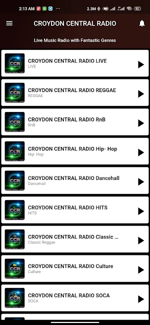 CCR Radio Screenshot 1