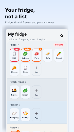 Food Expiry Tracker - Fridgeon Screenshot 0