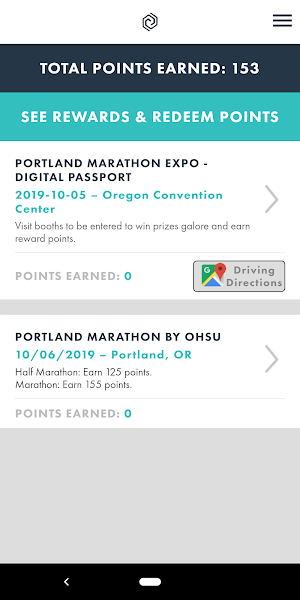 Portland Marathon Rewards Screenshot 1