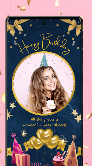 Birthday Photo Frames Editor Screenshot 2