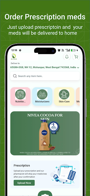 Nutriva Health Store Screenshot 0