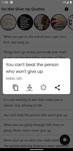 Do Not Give Up Quotes Screenshot 2