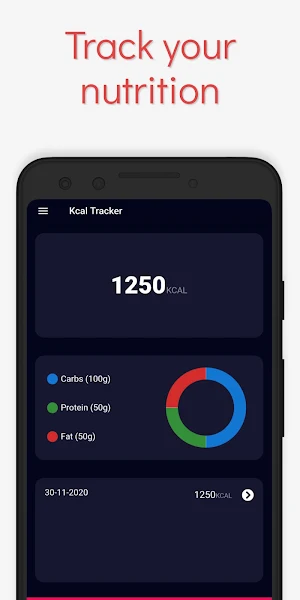 FitFood: Calorie & Nutrition Tracker (NO ADS) Screenshot 1
