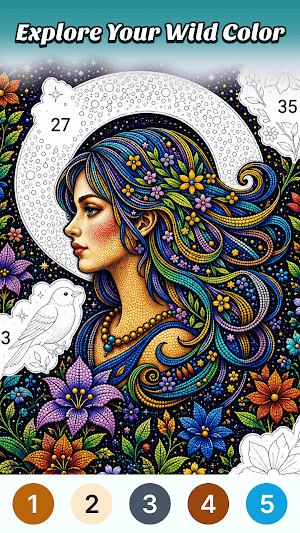 Wild Colors: Paint by Number Screenshot 0
