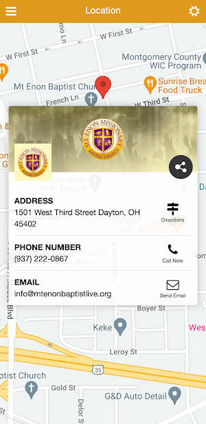 Mt Enon Missionary Baptist Ch. Screenshot 2
