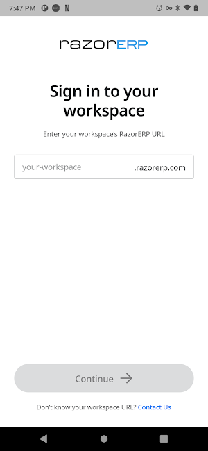 RAZOR ERP Screenshot 3