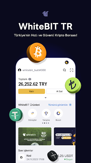 WhiteBIT TR Screenshot 1