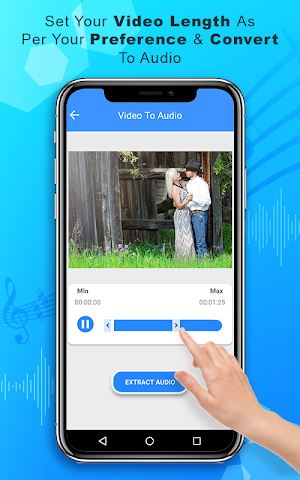 Video to Audio - Mp3 Converter, Ringtones Screenshot 1