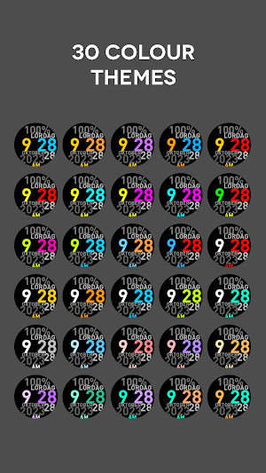 Huge Swedish Watch Face Screenshot 1