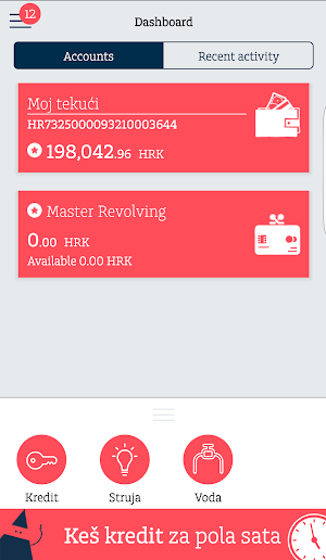 Addiko Mobile Hrvatska Screenshot 2