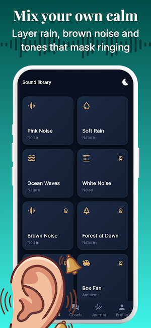 QuietEar: Tinnitus Relief Screenshot 1