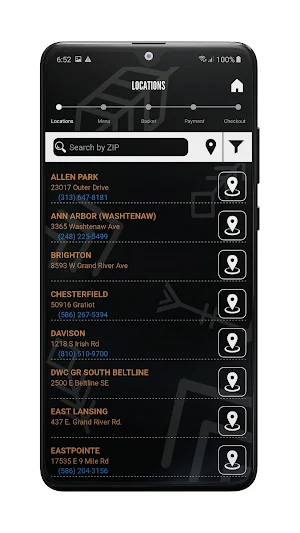 Detroit Wing Co. Screenshot 2