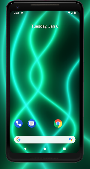 Neon Waves Live Wallpaper Screenshot 2