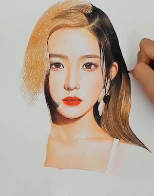 How to Draw Visual Idol Kpop Girlgroup Screenshot 0