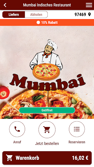 Mumbai Indisches Restaurant Screenshot 0