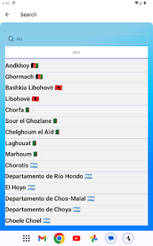 WorldWeather Screenshot 3