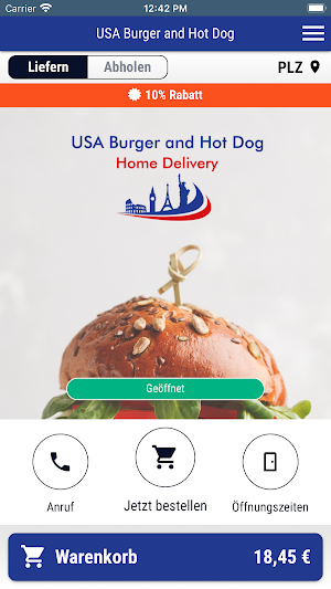 USA Burger and Hot Dog Screenshot 0