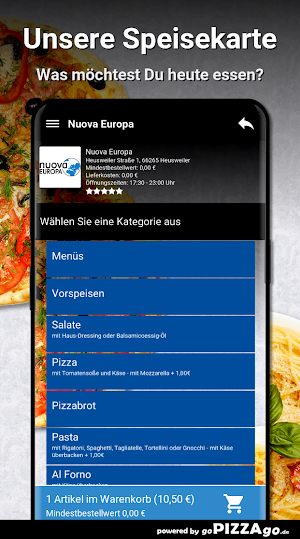 Nuova Europa Heusweiler Screenshot 3