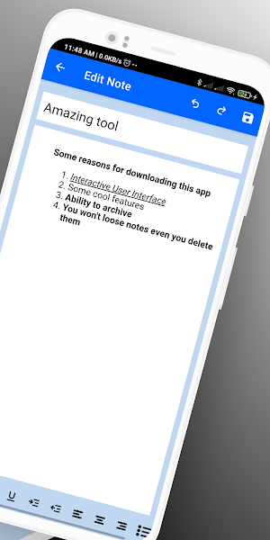 Note App Screenshot 1