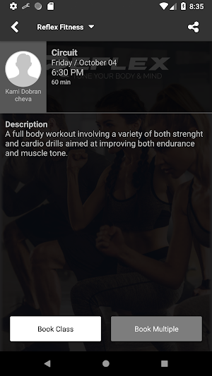 Reflex Fitness Screenshot 3