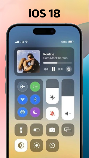 Control Center iOS 17 Screenshot 0