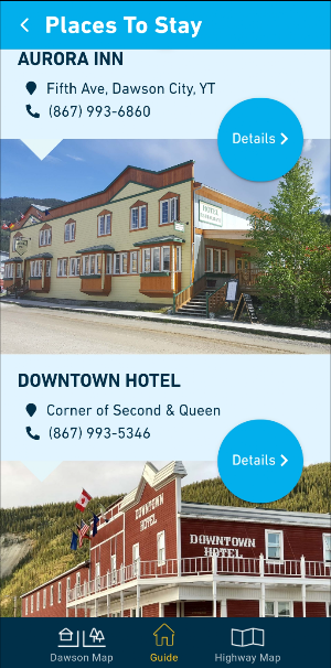 Dawson City Guide Screenshot 3