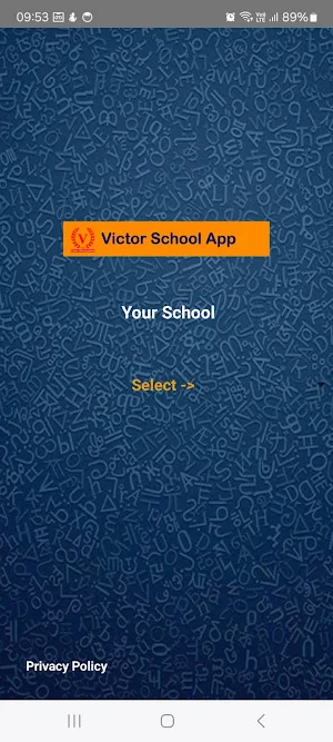 Victor School App Screenshot 0